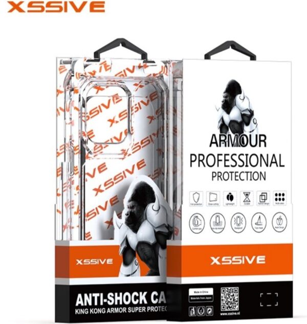 IPhone 15 Plus, transparant anti-shock case - Xssive