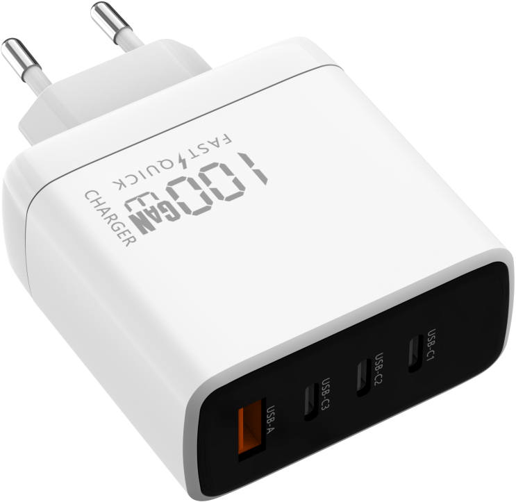 Fast Charger 100W, 4 poorten - Xssive - Afbeelding 3